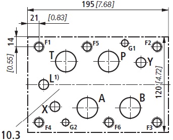 شکل ظاهری و ابعاد و اندازه شیر رکسروت REXROTH مدل 4WEH32