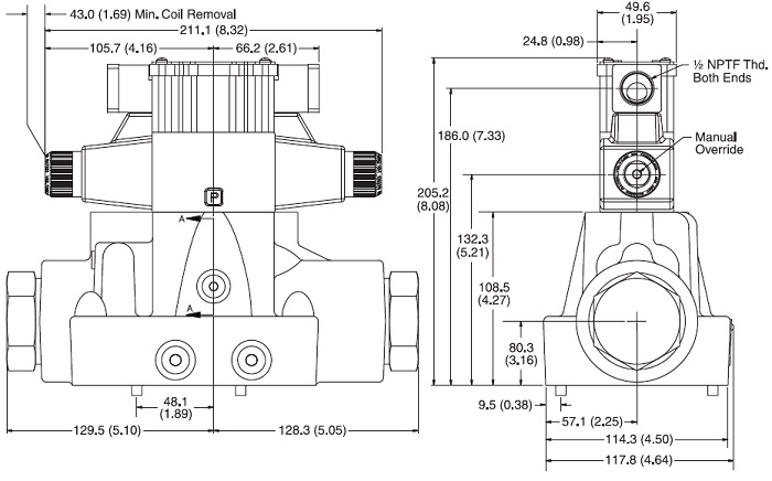 ابعاد D61VW