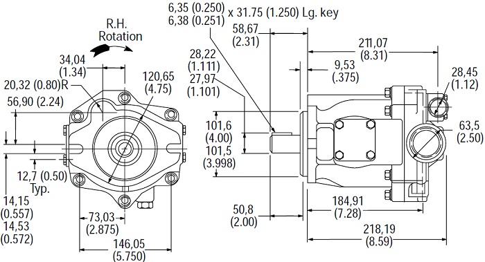 DIMENSION PVQ40-45