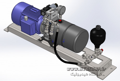 سفارش طراحی و خرید یونیت هیدرولیک کوچک